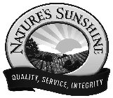 NATURE'S SUNSHINE QUALITY, SERVICE, INTEGRITY