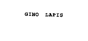 GINO LAPIS