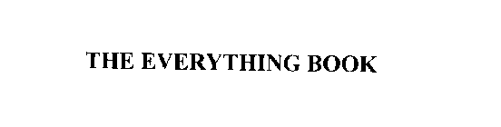 THE EVERYTHING BOOK