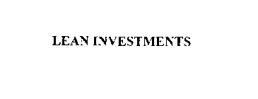 LEAN INVESTMENTS