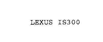 LEXUS IS300