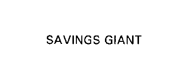 SAVINGS GIANT