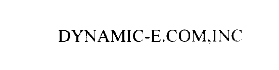 DYNAMIC-E.COM,INC