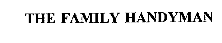 FAMILY HANDYMAN
