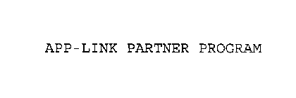 APP-LINK PARTNER PROGRAM