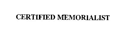 CERTIFIED MEMORIALIST
