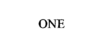 ONE