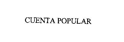 CUENTA POPULAR