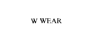 W WEAR