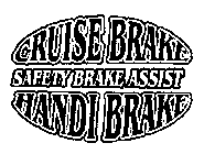 CRUISE BRAKE SAFETY BRAKE ASSIST HANDI BRAKE