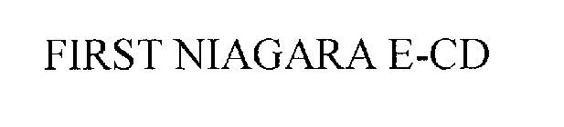FIRST NIAGARA E-CD
