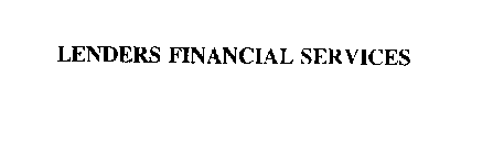 LENDERS FINANCIAL SERVICES