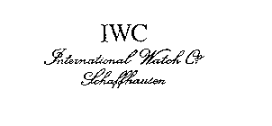 IWC INTERNATIONAL WATCH CO. SCHAFFHAUSEN