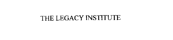 THE LEGACY INSTITUTE