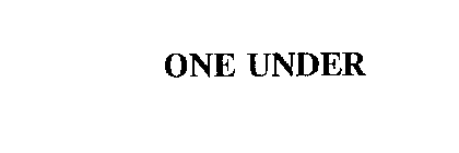 ONE UNDER