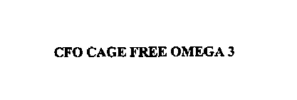 CFO CAGE FREE OMEGA 3