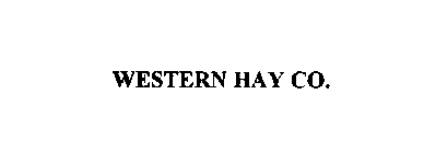 WESTERN HAY CO.