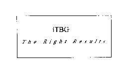 ITBG THE RIGHT RESULTS