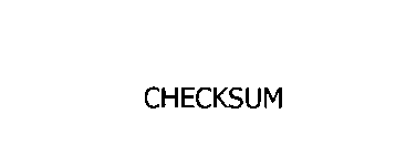 CHECKSUM