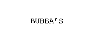BUBBA'S