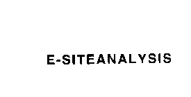 E-SITEANALYSIS