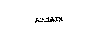 ACCLAIM