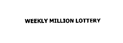 WEEKLY MILLION LOTTERY