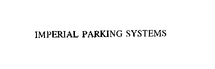 IMPERIAL PARKING SYSTEMS