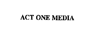 ACT ONE MEDIA