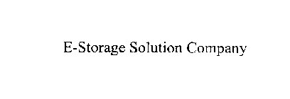 E-STORAGE SOLUTION COMPANY