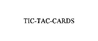 TIC-TAC-CARDS