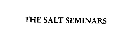 THE SALT SEMINARS