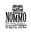 NOMMO SPEAKER'S BUREAU THE MAGIC POWER OF THE WORD