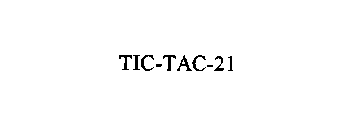TIC-TAC-2 1