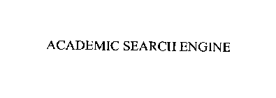ACADEMIC SEARCH ENGINE