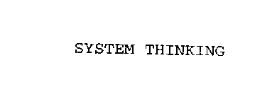 SYSTEM THINKING