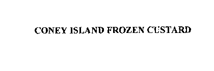 CONEY ISLAND FROZEN CUSTARD