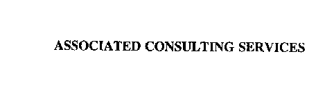 ASSOCIATED CONSULTING SERVICES
