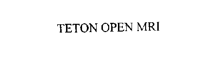 TETON OPEN MRI