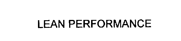 LEAN PERFORMANCE