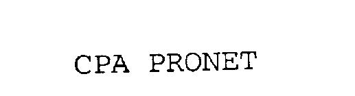 CPA PRONET