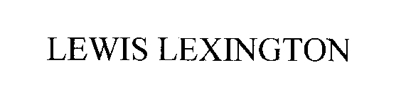LEWIS LEXINGTON
