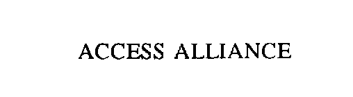 ACCESS ALLIANCE