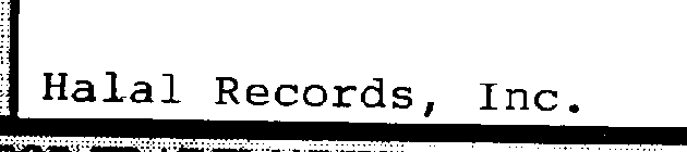 HALAL RECORDS, INC.