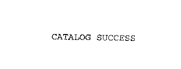 CATALOG SUCCESS
