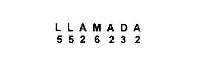 LLAMADA 5 5 2 6 2 3 2