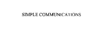 SIMPLE COMMUNICATIONS