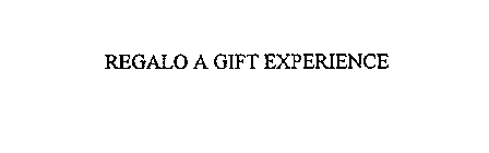 REGAL0 A GIFT EXPERIENCE