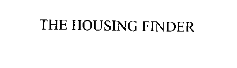 THE HOUSING FINDER
