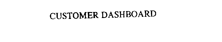 CUSTOMER DASHBOARD